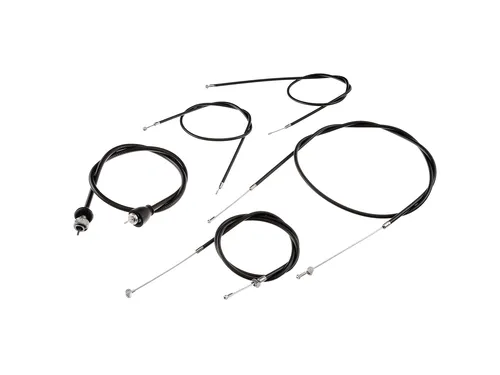 Bowdenzugsatz BK350 schwarz komplett (5-teilig)