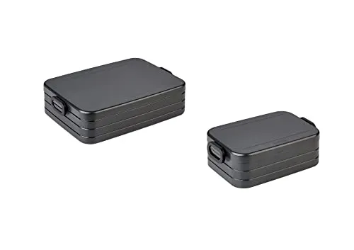 Mepal Take a Break Duo Pack | Lunchbox für Sandwiches - Lunch-Boxen für 2 bis 4 Sandwiches, ideal für Meal Prep mit Unterteilung, robustes Design und mikrowellengeeignet – perfekt für unterwegs!