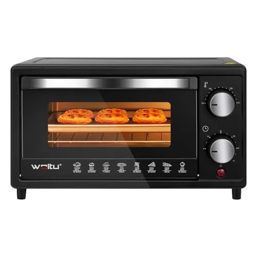 Woltu Minibackofen 10L, 650W mit Timer