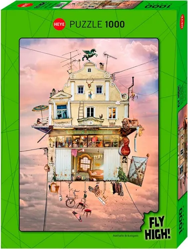 HEYE Puzzle Treasure House / Fly High!, 1000 Puzzleteile, Made in Germany