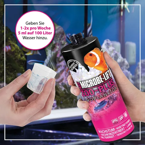 Microbe-Lift Zoo-Plus - Tierisches Plankton Korallenfutter 118 ml