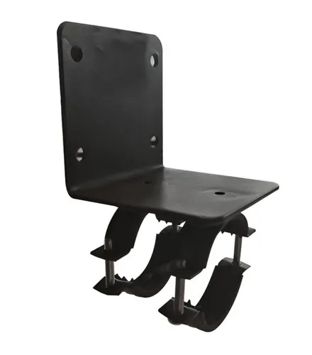 Quick Star Sichtschutzfächer Balkonklemme für Rund Handlauf - Balkonsichtschutz ohne Bohren, ideal für runde Geländer mit 50-60mm Durchmesser. Praktisch und schnell montierbar, perfekt für den Sommer oder als Winterlösung.