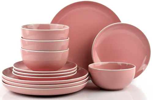 Retsch Arzberg Tafelservice HALO BUBBLE GUM (12-tlg) in pink von Retsch Arzberg