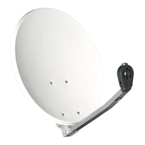 Gibertini Antenne 40 cm Alu - HDTV Camping Sat Schüssel - SAT-Antennen, leichte Alu-Konstruktion mit 40 cm Durchmesser für hervorragenden Empfang, ideal für Astra 19 - perfekt für Camping und Reisen.