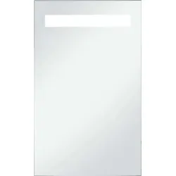 vidaXL Badezimmer-Wandspiegel mit LEDs 60x100 cm - Standspiegel mit integrierter LED-Beleuchtung für präzise Spiegelbilder. Ideal für ein stimmungsvolles Badezimmer-Ambiente und perfekte Pflege deiner Haut und Haare.