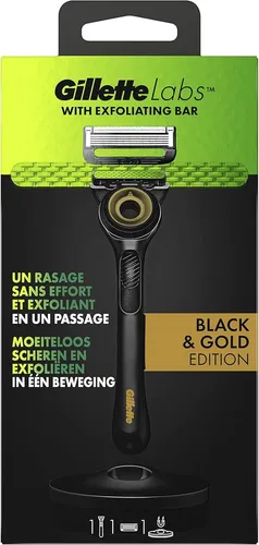 Gillette Labs Exfoliating Bar Rasierer black&Gold