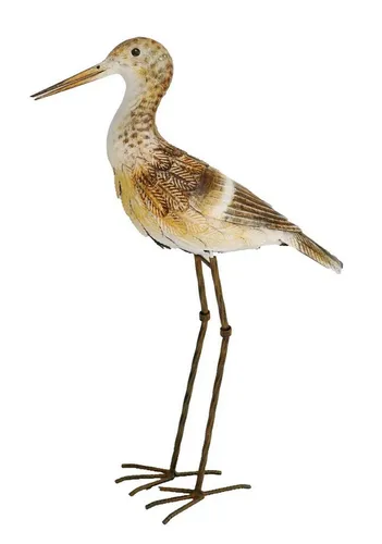 le petit Dekofigur Strandläufer Vogel Reiher für Garten und Teich - Handgefertigte Dekofigur eines Strandläufers, ideal für die Verschönerung von Garten und Teich. Pflegeleicht und wetterbeständig, bringt sie mediterranes Flair in Ihr Zuhause.