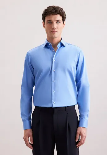 seidensticker Businesshemd Schwarze Rose - Pflegeleichtes Langarmhemd in Blau - Business- & Abendmode für Herren, 100% Baumwolle, Easycare für einfache Pflege, ideal für den professionellen Look.