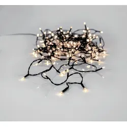 EGLO LED Lichterkette für außen, Außenbeleuchtung warmweiß, Outdoor-Weihnachtsbaumbeleuchtung, 12,6 m - Schwarz