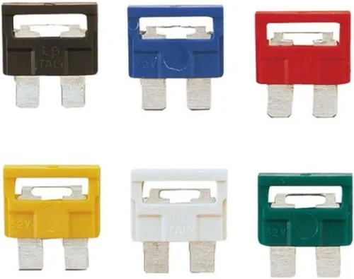 Cartrend Flachstecksicherungshalter 6-teilig Flachstecksicherungen Set (7,5A 10A 15A 20A 25A 30A), Auto PKW