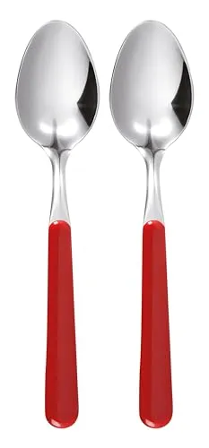 Excèlsa Trendy 2 Stück Tafellöffel, Rot