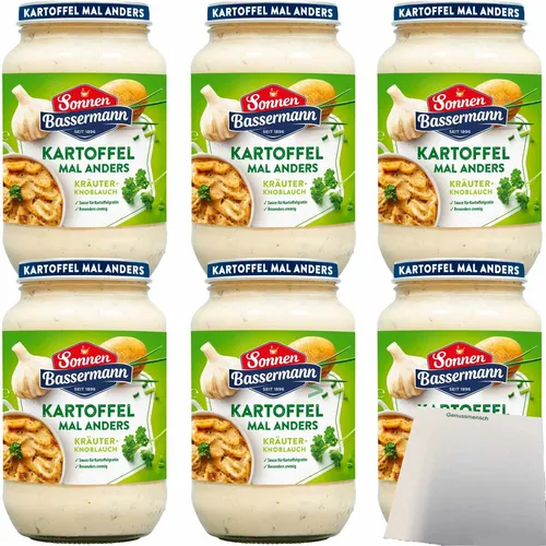 Sonnen Bassermann Kartoffel mal anders Kräuter-Knoblauch 6x405g Glas usy Block