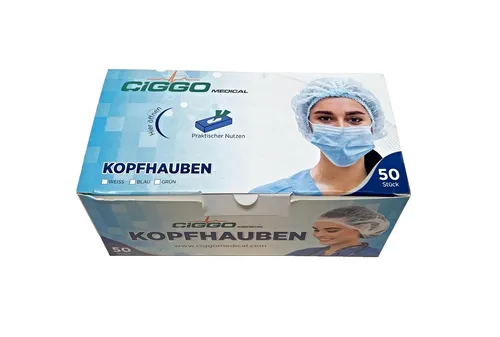 Ciggo OP-Hauben Kopfhauben Haarnetz Besucherhauben Einweghauben 50er Box *SSG*