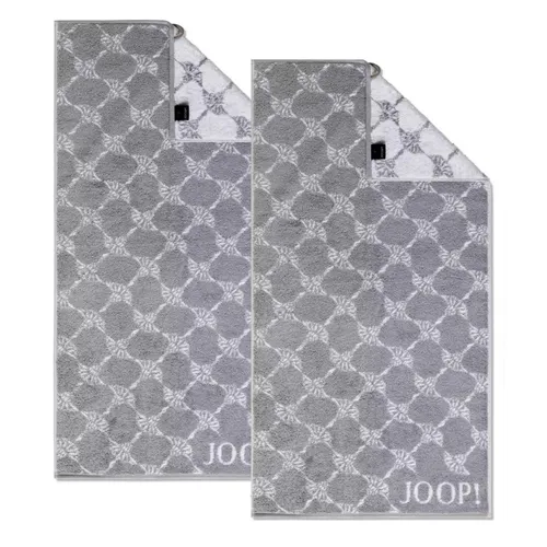 JOOP! Handtuch Cornflower 1611-76 Silber 50x100, Set 2 in grau von JOOP!
