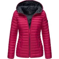 MARIKOO Damen Steppjacke B857 - Übergangsjacke mit Kapuze - Funktionsjacken - Leichte und hochwertige Steppjacke von Marikoo, ideal für den Frühling, mit weichem Obermaterial und praktischen Reißverschlusstaschen.