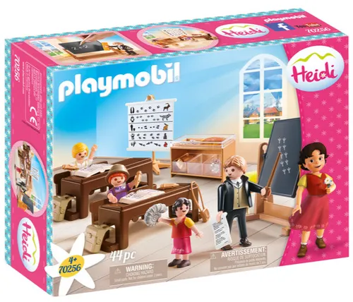 PLAYMOBIL 70256 HEIDI SCHULUNTERRICHT im Dörfli Schulset