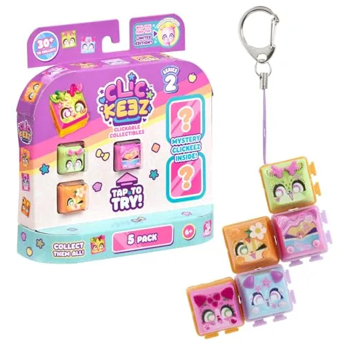 Produktbild Goliath CLICKEEZ 5-Pack Serie 2 – Kawaii Fidget Figuren mit Klick-Effekt