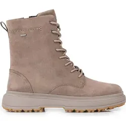 Geox Damen D LAMIDIE + Grip ABX Ankle Boot – Taupe, 40 EU - Wanderschuhe mit optimaler thermischer Isolierung und wasserundurchlässigem Design, ideal für alle Wetterbedingungen und einfaches Anziehen dank Gummizug.