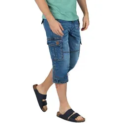 Timezone Herren 3/4 Cargo Jeans Loose MILESTZ von TIMEZONE