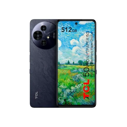TCL T803D Smartphone – Octa Core 8 GB RAM 512 GB Grau - Handys ohne Vertrag mit leistungsstarkem Octa Core Prozessor, 8 GB RAM und 512 GB Speicher für ultimativen Multitasking-Genuss. Genießen Sie schnelles Laden und eine beeindruckende Kamera!