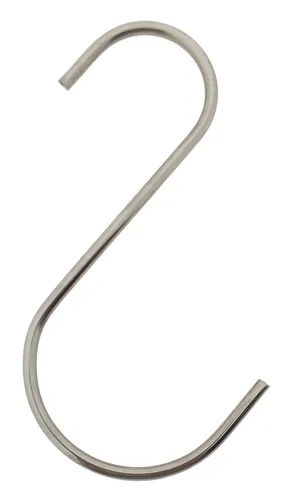 S-Haken 100mm Ø3.5mm Robust Stahl Aufhängehaken Haushalt Werkstatt
