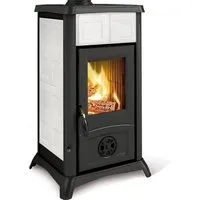 Kaminofen Nordica Extraflame Gemma Keramik weiß 6 kW