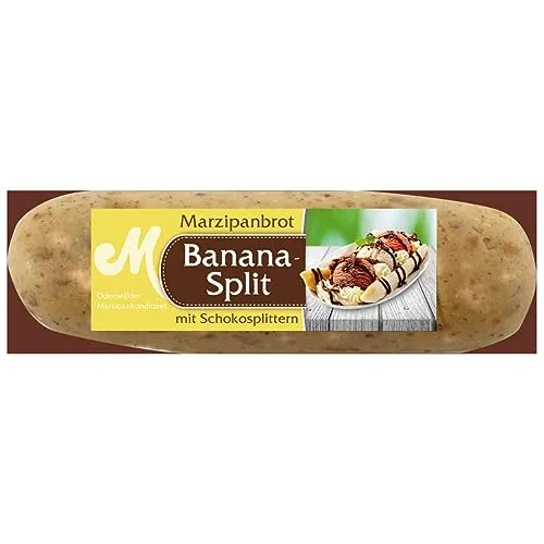 Odenwälder Marzipan Brot Banana Split köstliches Edelmarzipan 95g