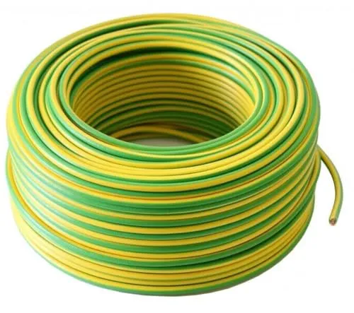 Produktbild 25m 10mm2 Erdungskabel H07V-K 1x10mm² Aderleitung flexibel Kupfer Litze Einzelader für PV Anlagen Solar Energieleitung Verdrahtungsleitung PVC Erdungsleitung feindrahtig grün-gelb