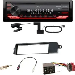 Produktbild JVC KD-X282DBT Bluetooth Digitalradio USB Einbauset für BMW 3er E46