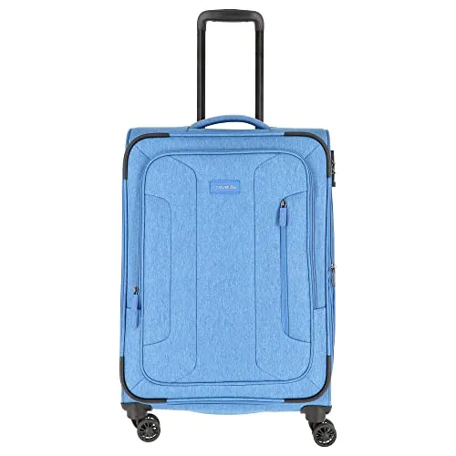 Travelite Boja - 4-Rollen-Trolley M 67 cm erw. blau