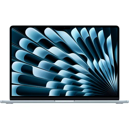 Apple 15-Zoll MacBook Air (38,91 cm, Apple M5, 16 GB RAM, 512 GB SSD) Himmelblau - Leistungsstarkes 15-Zoll Notebook mit Retina-Display, 10-Core GPU und langer Akkulaufzeit für produktives Arbeiten und kreatives Schaffen.