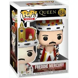 Queen - Freddie Mercury 184 - Funko Pop! Vinyl Figur - Offizielle Funko Pop! Figur von Freddie Mercury, ca. 10 cm hoch, perfekt für Sammler und Musikliebhaber. Lieferung in Fensterbox, ideal zum Ausstellen!