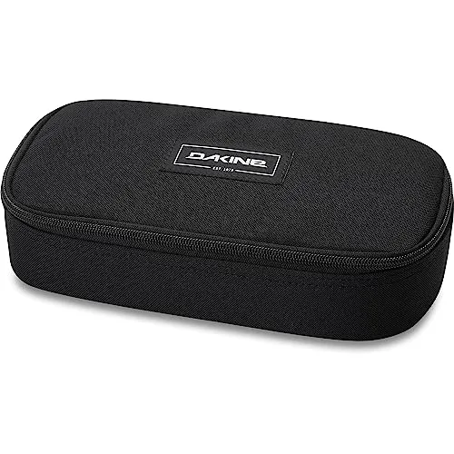 Dakine D10004380 XL Federmäppchen Schwarz - Elegantes XL Federmäppchen aus strapazierfähigem Polyester mit innerem Reißverschlussfach und fünf Stifteschlaufen. Ideal für Schüler und Berufstätige, um Schreibutensilien stilvoll und sicher zu organisieren.