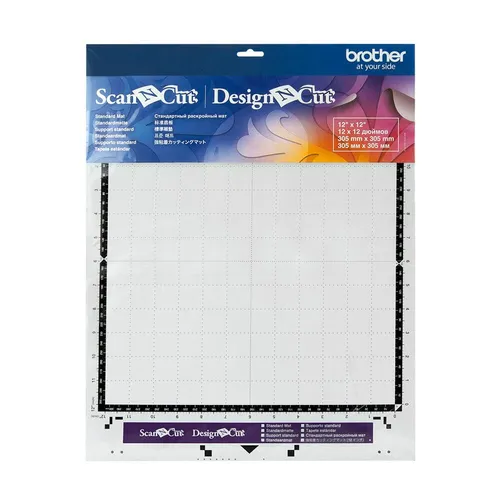 Brother Klebende Matte 30,5 x 30,5 cm für CM-Serie - Grafik- & Zeichenbedarf: Ideal zum Schneiden von Textilien, Papier und Karton bis 30,5 x 30,5 cm, kompatibel mit der CM-Serie und DesignNCut-Maschine.