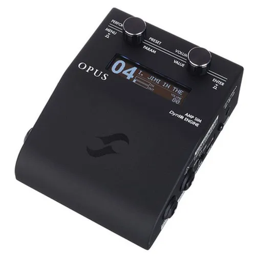 Two Notes OPUS Amp & Cab Sim - Modeler - Modeling-Verstärker mit hochwertiger Verarbeitung und Materialien, ideal für Gitarristen, die nach perfektem Sound streben.