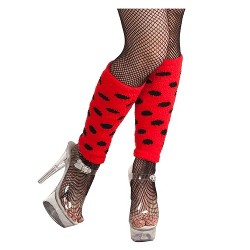 Marienkäfer Stulpen Damen Beinstulpen Karneval Kostüm Zubehör Fasching Stulpen