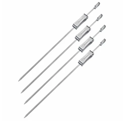 WESTMARK Grillspieß 42 cm – Ideal für die Zubereitung von Schaschlik, inkl. Schieber