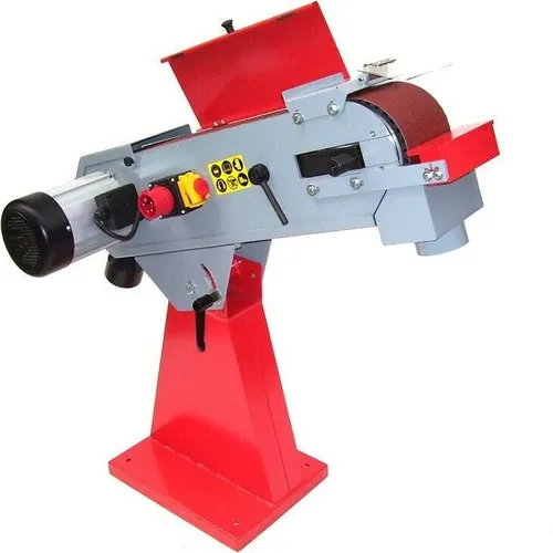 Bandschleifmaschine 150x2000 - Leistungsstarker Bandschleifer - Professionelle Bandschleifmaschine für Metall- und Holzbearbeitung. Hohe Bandgeschwindigkeit und kraftvoller Motor sorgen für optimale Ergebnisse. Einfache Handhabung durch Schnellwechselvorrichtung.