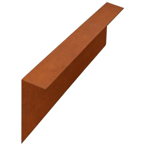 innogard Schneckenzaun aus Cortenstahl – Effektive Schneckenabwehr - Robuster Schneckenzaun aus Cortenstahl, 1 Meter lang und 25 cm hoch. Ideal für Gemüsebeete und Zierpflanzen. Die stabile Konstruktion ermöglicht individuelle Anpassungen ohne Schweißen.