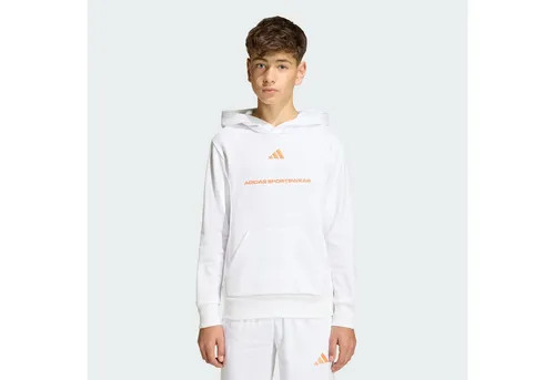 adidas Sportswear Crop-Top ADIDAS SLOGAN FLEECE-HOODIE (1-tlg)