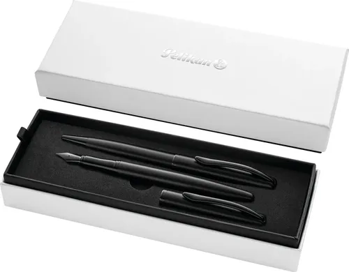 Pelikan Jazz Noble Elegance Carbon Black Geschenkset in blau von Pelikan