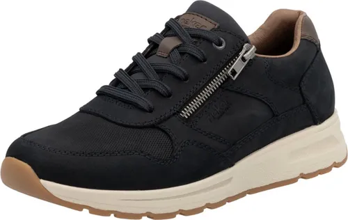 Rieker Herren Halbschuhe B0701 - Herren-Sneaker aus echtem Leder mit Komfortweite und herausnehmbarer Einlegesohle für optimalen Tragekomfort.