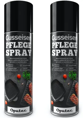 Oputec 2 x 500ml Gusseisen-Pflegespray