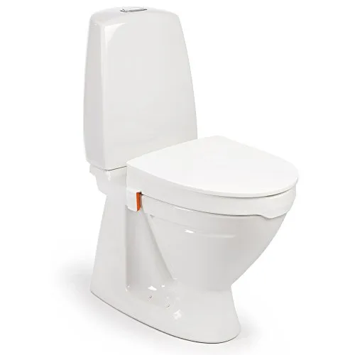 Etac My-Loo Toilettensitzerhöhung mit Deckel - Toilettensitzerhöhe für mehr Komfort, mit praktischem Deckel und rutschfester Oberfläche für sichere Anwendung.