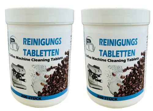 2x200 Reinigungstabletten für Kaffeevollautomaten AEG Bosch Jura Melitta Siemens