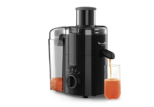 Moulinex Entsafter 2 Geschwindigkeitsstufen (ø 60 mm) - Entsafter für frische Säfte, mit zwei Geschwindigkeitsstufen für optimale Saftausbeute und einfache Handhabung.