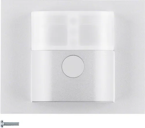 Berker K.5 Funk Bewegungsmelder Aufsatz alu matt von Berker KNX-Funk Bussystem-Bewegungsmelder