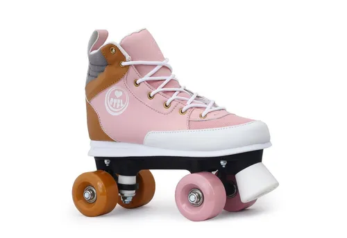 BTFL Rollschuhe in Rosa - Größe 40 - Stylische Rollschuhe mit Synthetik-Obermaterial und Schnürsenkeln für optimalen Halt, perfekt für Freizeitspaß und aktive Tage.