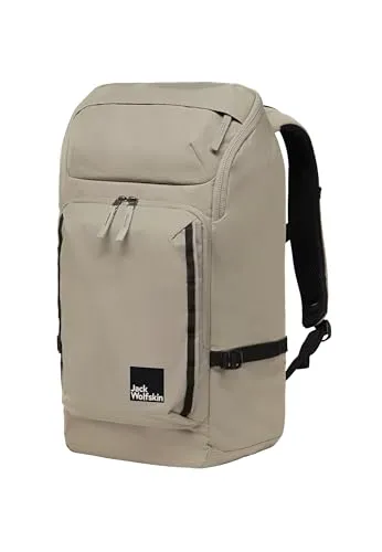 Jack Wolfskin Rucksack Lyall Stone - Daypack mit gepolstertem Laptopfach, ideal für Pendler und Reisende. Das SNUGGLE UP Tragesystem sorgt für hohen Tragekomfort bei Wanderungen und täglichen Abenteuern.