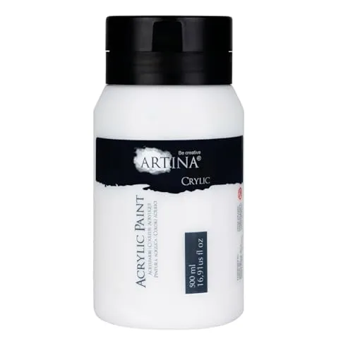 Artina Acrylfarben 500 ml Tube Titanweiss Crylic